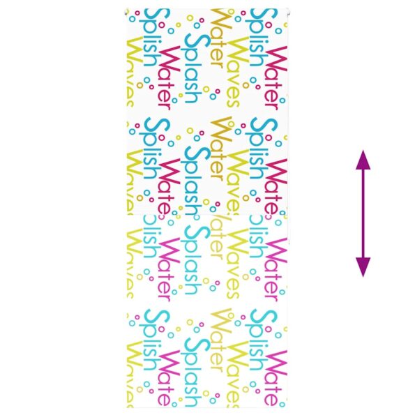 vidaXL Sprchová roleta, 100x240 cm, šírka látky 96 cm – Obrázok 5