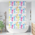 vidaXL Sprchová roleta, 120x240 cm, šírka látky 116 cm – Obrázok 2