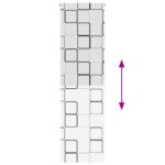 vidaXL Sprchová roleta, 80x240 cm, šírka látky 76 cm – Obrázok 5