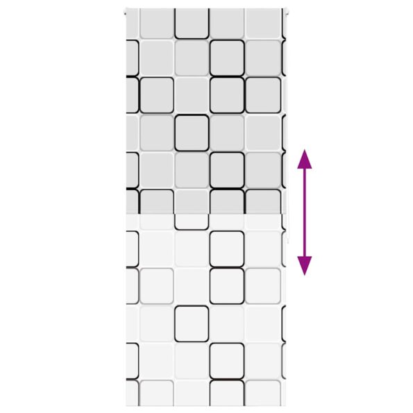 vidaXL Sprchová roleta, 100x240 cm, šírka látky 96 cm – Obrázok 5