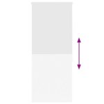 vidaXL Sprchová roleta, 90x240 cm, šírka látky 86 cm – Obrázok 5