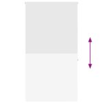 vidaXL Sprchová roleta, 160x240 cm, šírka látky 156 cm – Obrázok 5