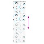 vidaXL Sprchová roleta s kazetou, 80x240 cm, šírka látky 76 cm – Obrázok 5