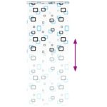 vidaXL Sprchová roleta s kazetou, 100x240 cm, šírka látky 96 cm – Obrázok 5