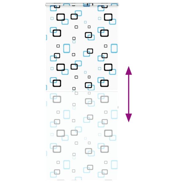 vidaXL Sprchová roleta s kazetou, 100x240 cm, šírka látky 96 cm – Obrázok 5