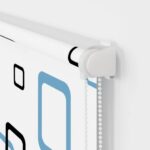 vidaXL Sprchová roleta s kazetou, 100x240 cm, šírka látky 96 cm – Obrázok 8