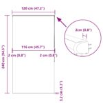 vidaXL Sprchová roleta s kazetou, 120x240 cm, šírka látky 116 cm – Obrázok 12