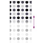 vidaXL Sprchová roleta s kazetou, 140x240 cm, šírka látky 136 cm – Obrázok 5