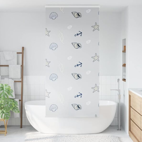 vidaXL Sprchová roleta s kazetou, 90x240 cm, šírka látky 86 cm – Obrázok 2