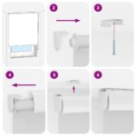 vidaXL Sprchová roleta s kazetou, 90x240 cm, šírka látky 86 cm – Obrázok 6