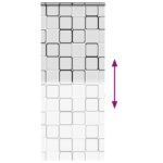 vidaXL Sprchová roleta s kazetou, 100x240 cm, šírka látky 96 cm – Obrázok 5