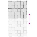 vidaXL Sprchová roleta s kazetou, 120x240 cm, šírka látky 116 cm – Obrázok 5