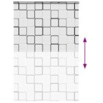 vidaXL Sprchová roleta s kazetou, 160x240 cm, šírka látky 156 cm – Obrázok 5