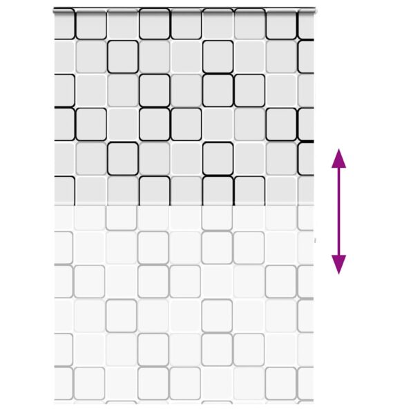 vidaXL Sprchová roleta s kazetou, 160x240 cm, šírka látky 156 cm – Obrázok 5