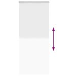 vidaXL Sprchová roleta s kazetou, 100x240 cm, šírka látky 96 cm – Obrázok 5