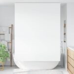 vidaXL Sprchová roleta s kazetou, 150x240 cm, šírka látky 146 cm – Obrázok 2