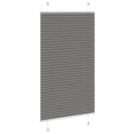 vidaXL plisovaná roleta antracitová 80x100 cm Šírka látky 79,4 cm – Obrázok 4