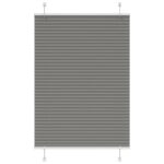 vidaXL plisovaná roleta antracitová 100x100 cm Šírka látky 99,4 cm – Obrázok 2