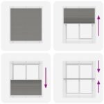 vidaXL plisovaná roleta antracitová 120x100 cm Šírka látky 119,4 cm – Obrázok 7