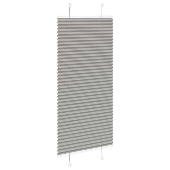 vidaXL plisovaná roleta antracitová 60x150 cm Šírka látky 59,4 cm – Obrázok 4