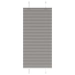 vidaXL plisovaná roleta antracitová 65x150 cm Šírka látky 64,4 cm