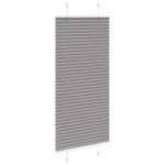 vidaXL plisovaná roleta antracitová 65x150 cm Šírka látky 64,4 cm – Obrázok 3