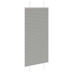 vidaXL plisovaná roleta antracitová 65x150 cm Šírka látky 64,4 cm – Obrázok 4