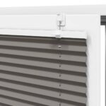 vidaXL plisovaná roleta antracit 85x150 cm Šírka látky 84,4 cm – Obrázok 9