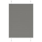 vidaXL plisovaná roleta antracitová 90x150 cm Šírka látky 89,4 cm