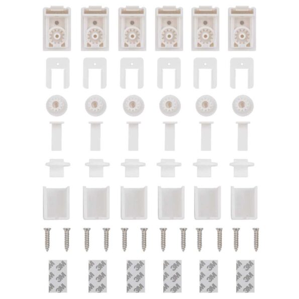 vidaXL plisovaná roleta antracitová 105x150 cm Šírka látky 104,4 cm – Obrázok 12