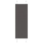 vidaXL plisovaná roleta čierna 40x100 cm Šírka látky 39,4 cm