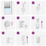 vidaXL plisovaná roleta čierna 45x100 cm Šírka látky 44,4 cm – Obrázok 6