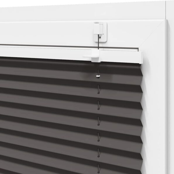 vidaXL plisovaná roleta čierna 45x100 cm Šírka látky 44,4 cm – Obrázok 10