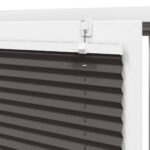 vidaXL plisovaná roleta čierna 85x150 cm Šírka látky 84,4 cm – Obrázok 9