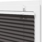 vidaXL plisovaná roleta čierna 100x150 cm Šírka látky 99,4 cm – Obrázok 10