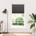 vidaXL plisovaná roleta čierna 105x200 cm Šírka látky 104,4 cm – Obrázok 2