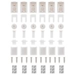 vidaXL plisovaná roleta čierna 105x200 cm Šírka látky 104,4 cm – Obrázok 12