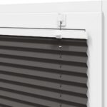 vidaXL plisovaná roleta čierna 105x200 cm Šírka látky 104,4 cm – Obrázok 10