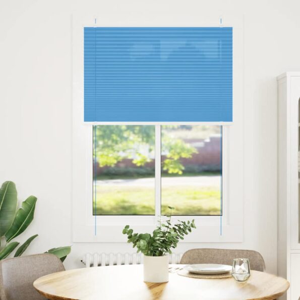 VXL8721158354945_g_en_hd_1.jpg vidaXL plisovaná roleta modrá 95x150 cm Šírka látky 94,4 cm – Obrázok 2