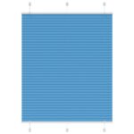 vidaXL plisovaná roleta modrá 105x150 cm Šírka látky 104,4 cm