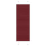 vidaXL plisovaná roleta Bordeaux červená 40x150 cm Šírka látky 39,4 cm