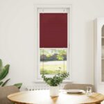 vidaXL plisovaná roleta Bordeaux červená 40x150 cm Šírka látky 39,4 cm – Obrázok 2