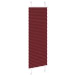 vidaXL plisovaná roleta Bordeaux červená 40x150 cm Šírka látky 39,4 cm – Obrázok 3