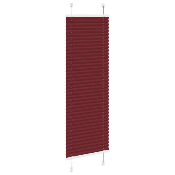 vidaXL plisovaná roleta Bordeaux červená 40x150 cm Šírka látky 39,4 cm – Obrázok 3