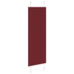 vidaXL plisovaná roleta Bordeaux červená 40x150 cm Šírka látky 39,4 cm – Obrázok 4