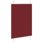 vidaXL plisovaná roleta Bordeaux červená 100x150 cm Šírka látky – Obrázok 4