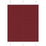 vidaXL plisovaná roleta Bordeaux červená 105x150 cm Šírka látky