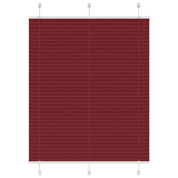 VXL8721158355478_a_en_hd_1.jpg vidaXL plisovaná roleta Bordeaux červená 105x150 cm Šírka látky – Obrázok 1