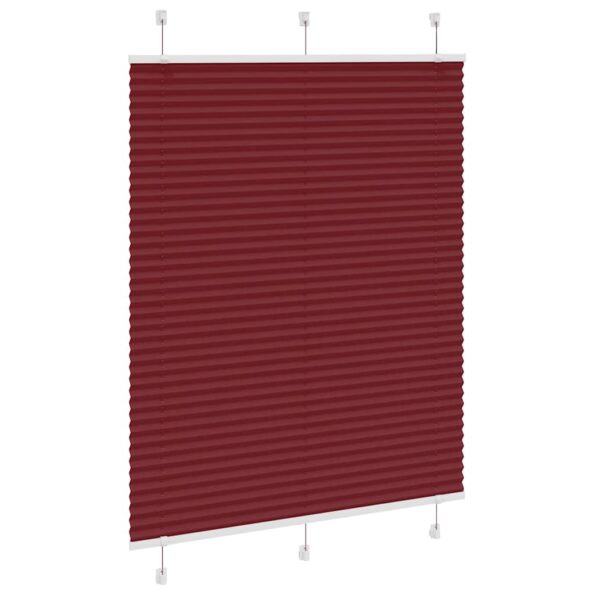 VXL8721158355478_g_en_hd_2.jpg vidaXL plisovaná roleta Bordeaux červená 105x150 cm Šírka látky – Obrázok 3