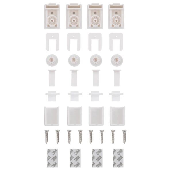 vidaXL plisovaná roleta krémová 40x100 cm Šírka látky 39,4 cm – Obrázok 12